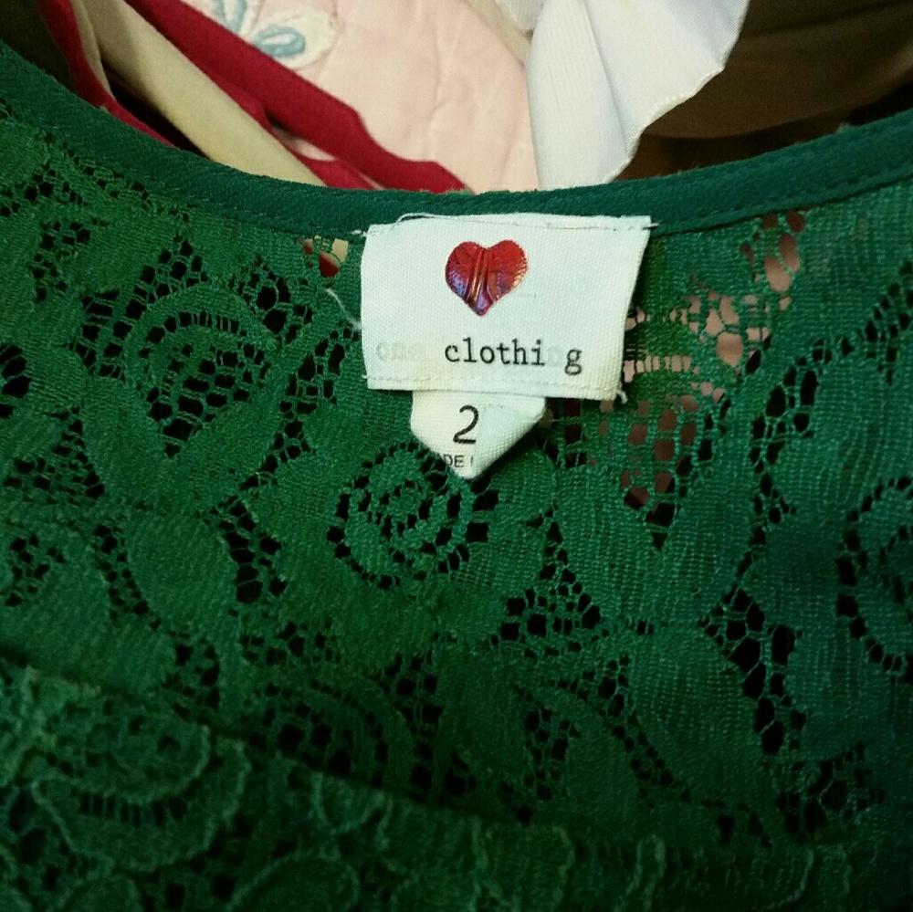 Emerald green dress 2xl